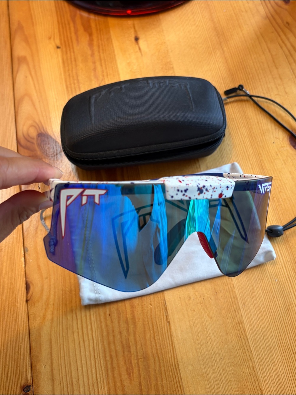 Pit Viper Merika 2.0 Polarized Sunglasses Blue Mirrored Lens